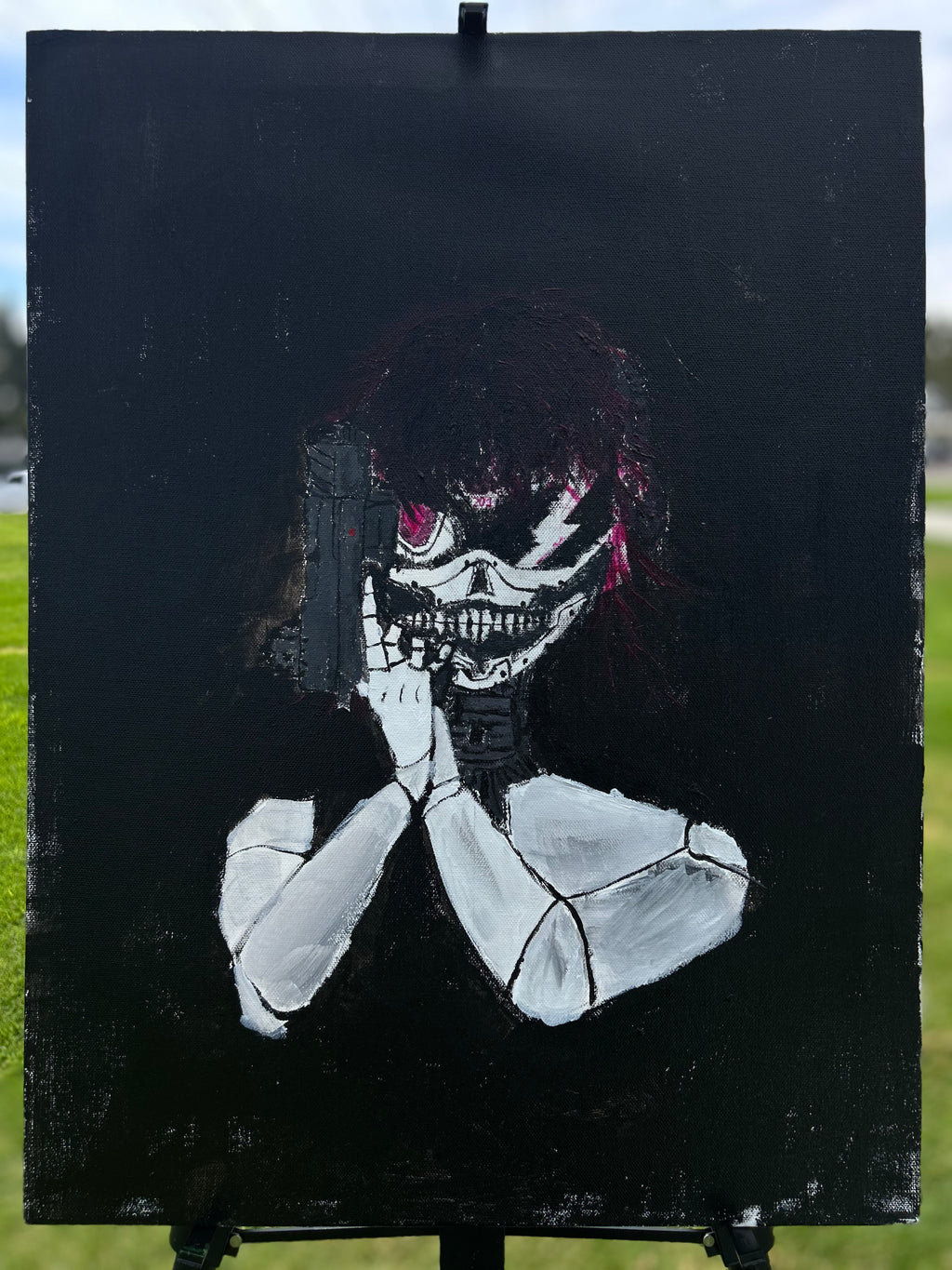CyberGirl Painting (ORIGINAL)