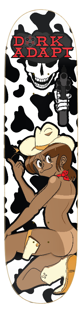 CowGirl Skatedeck