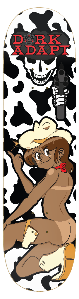 CowGirl Skatedeck