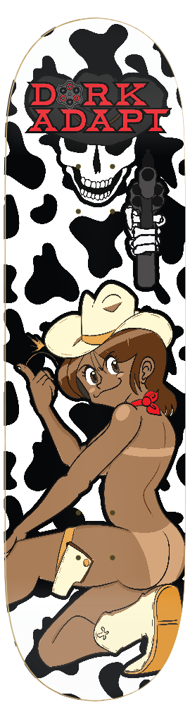 CowGirl Skatedeck